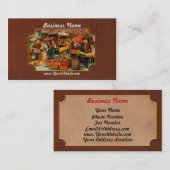 Voeding - groenten - Indianapolis Market 1908 Visitekaartje (Voorkant / Achterkant)