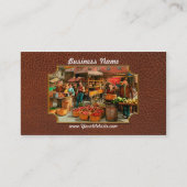 Voeding - groenten - Indianapolis Market 1908 Visitekaartje (Voorkant)