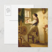 Voeding in de winter briefkaart (Voorkant / Achterkant)