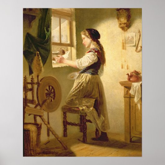 Voeding in de winter poster (Voorkant)