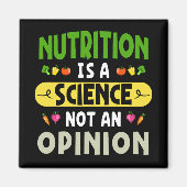 Voeding is een wetenschap, geen mening voedingsdes magneet (Voorkant)