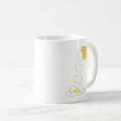 Voeding - kaas versus eieren. koffiemok (Voorkant rechts)