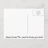 Voeding, kleding en schelp briefkaart (Achterkant)