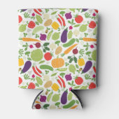 Voeding op witte achtergrond blikjeskoeler (Voorkant)