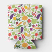 Voeding op witte achtergrond blikjeskoeler (Achterkant)