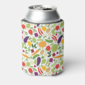 Voeding op witte achtergrond blikjeskoeler (Blikje Achterkant)