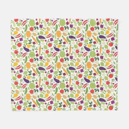 Voeding op witte achtergrond fleece deken (Voorkant (Horizontaal))