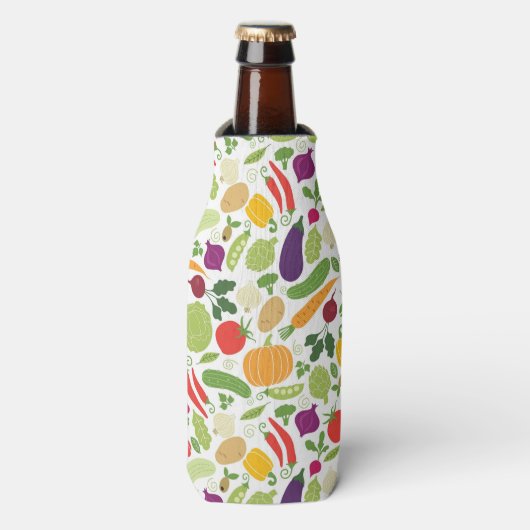 Voeding op witte achtergrond flesjeskoeler (Fles Voorkant)