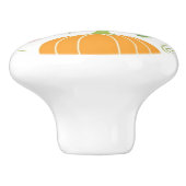 Voeding op witte achtergrond keramische knop (Zijkant)