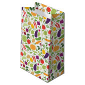 Voeding op witte achtergrond klein cadeauzakje (Achterkant Gekanteld)