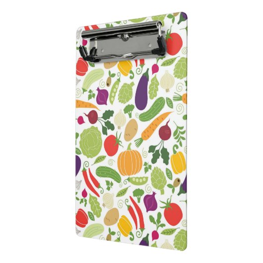 Voeding op witte achtergrond mini klembord (Angled2)