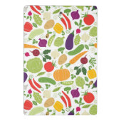 Voeding op witte achtergrond mini klembord (Achterkant)