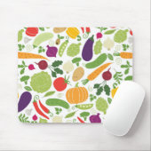 Voeding op witte achtergrond muismat (Met muis)