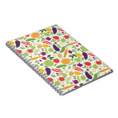 Voeding op witte achtergrond notitieboek (Rechterzijde)