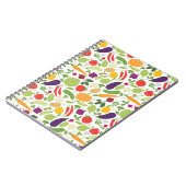 Voeding op witte achtergrond notitieboek (Linkerzijde)