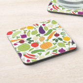 Voeding op witte achtergrond onderzetter (Linkerzijde)