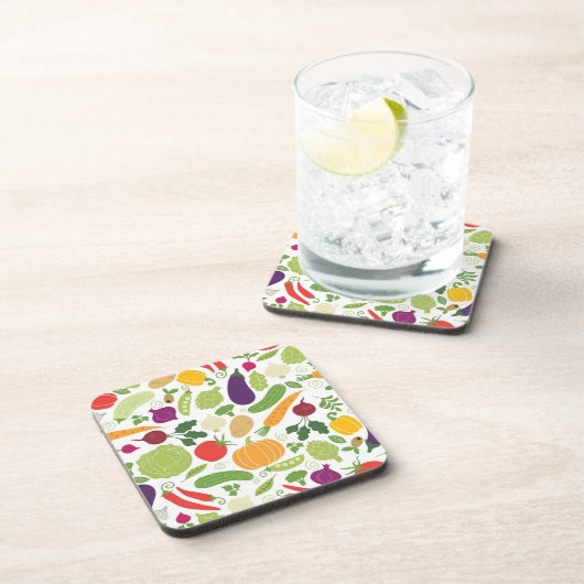 Voeding op witte achtergrond onderzetter (Rechterzijde)