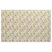 Voeding op witte achtergrond stof (Fat Quarter)