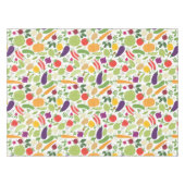 Voeding op witte achtergrond tafelkleed (Voorkant (Horizontaal))