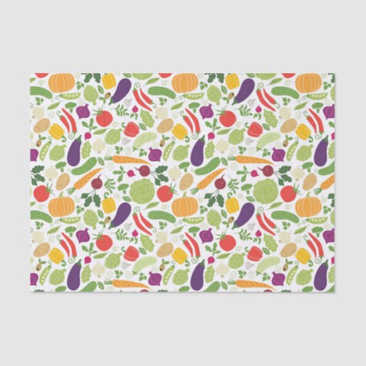 Voeding op witte achtergrond tissuepapier (Voorkant)