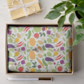 Voeding op witte achtergrond tissuepapier (Geschenk)