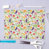 Voeding op witte achtergrond tissuepapier (Craft)