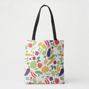 Voeding op witte achtergrond tote bag