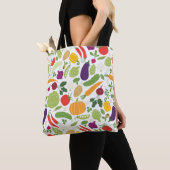 Voeding op witte achtergrond tote bag (Dichtbij)