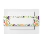 Voeding op witte achtergrond uitnodigingen wikkel (Voorkant Voorbeeld)