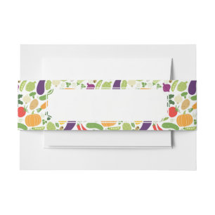 Voeding op witte achtergrond uitnodigingen wikkel