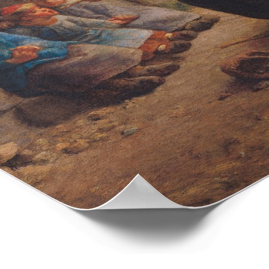 Voeding the Young, 1850 Poster (Hoek)