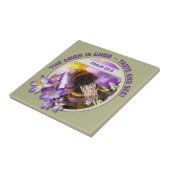 Voeding van bijen in de lentesurk tegeltje (Zijkant)