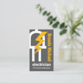 Voeding van de stekker Elektrische lading Visitekaartje (Staand voorkant)