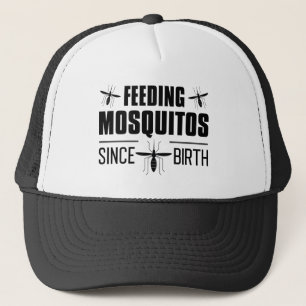 Voeding van muggen trucker pet