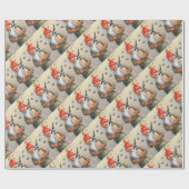 Voeding van vogels cadeaupapier (Vlak)