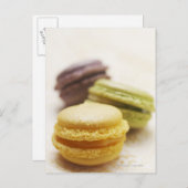 Voeding, voedsel en Drink, dessert, koekje, Frans, Briefkaart (Voorkant / Achterkant)