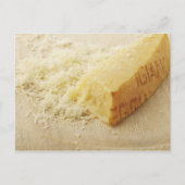 Voeding, voedsel en Drink, kaas, parmesaan, gemale Briefkaart (Voorkant)