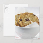 Voeding, voedsel en Drink, koekje, dessert, Cherry Briefkaart (Voorkant / Achterkant)