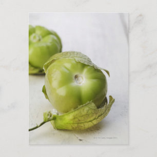Voeding, voedsel en Drink, Tomatillo, fruit, Mexic Briefkaart