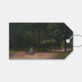 Voeding Vogels in het Park (door Paul Peel) Cadeaulabel (Voorkant (Horizontaal))