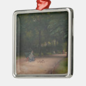 Voeding Vogels in het Park (door Paul Peel) Metalen Ornament (Links)
