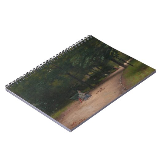 Voeding Vogels in het Park (door Paul Peel) Notitieboek (Linkerzijde)