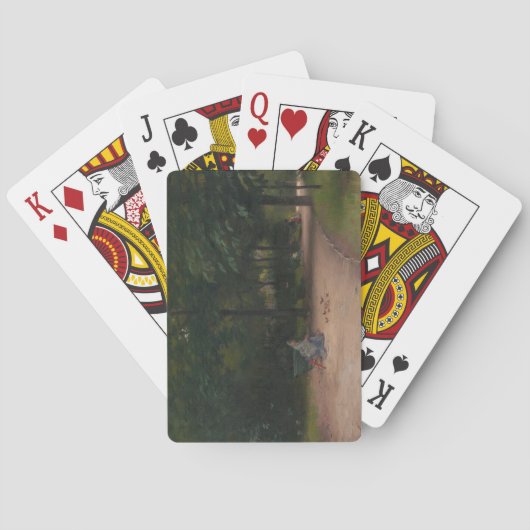 Voeding Vogels in het Park (door Paul Peel) Pokerkaarten (Achterkant)