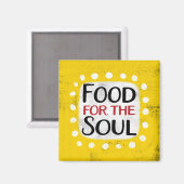 Voeding voor de Soul Koelkast Magnet (Voorkant / Achterkant)