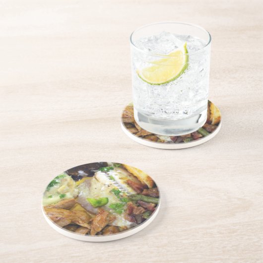 Voeding voor discussie zandsteen onderzetter (Zijkant)