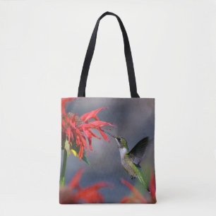 Voeding voor levende vogels tote bag