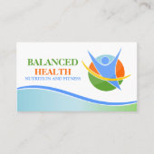 Voedings- en fitnesscoach visitekaartje (Voorkant)