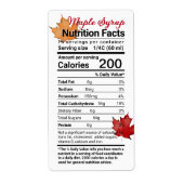 Voedings- en stofwisselingsstoornissen etiket (Voorkant)