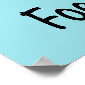 Voedingsallergie-bewustmakingsboter Poster (Hoek)