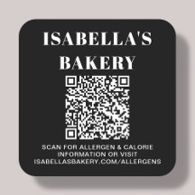 Voedingsallergie Calorie-informatie QR-code